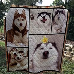 Husky Dog 4 Quilt and Home Decor