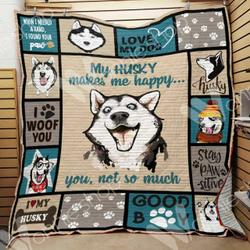 Husky Quilt Blanket Dhc1312432Vt and Home Decor