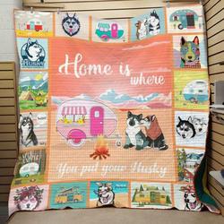Husky Quilt and Home Decor