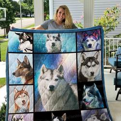 Husky Say Yes Say Yes Quilt Blanket Dhc03011490Dd and Home Decor
