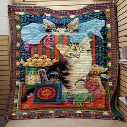 I Am A Cat Persion Quilt and Home Decor