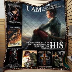 I Am A Child Of The King Knight Templar Quilt Jgl and Home Decor