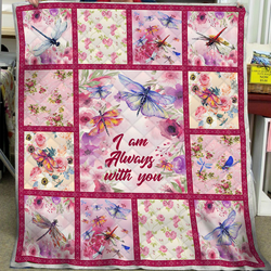 I Am Always With You Dragonfly Quilt  Quilt and Home Decor