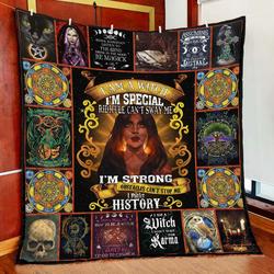 I Am Special Wicca Art Quilt Blanket JJW23102001 and Home Decor