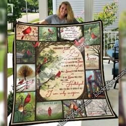 I Can Only Imagine Cardinal Quilt  Maria and Home Decor