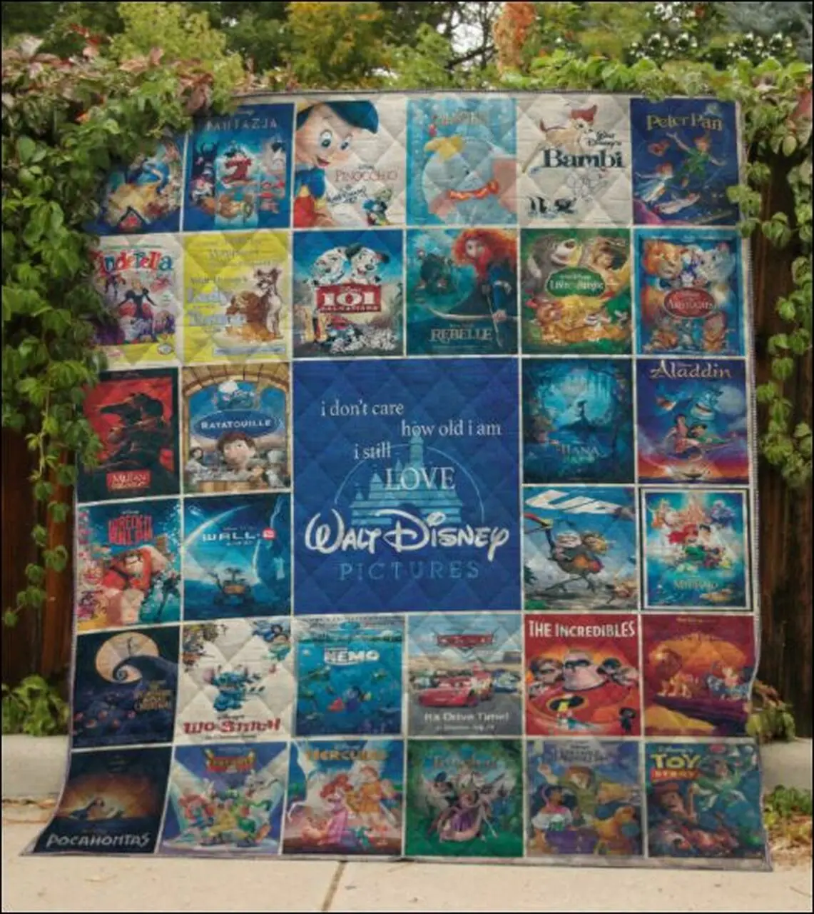 I DonT Care How Old I Am I Still Love Walt Disney Quilt Dnstyles and Home Decor