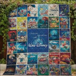 I DonT Care How Old I Am I Still Love Walt Disney Quilt  Dnstyles and Home Decor