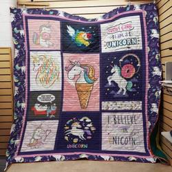 I DonT Care I Am A Unicorn Quilt Blanket Great Customized Gifts For Birthday Christmas Thanksgiving Perfect Gifts For Unicorn Lover and Home Decor