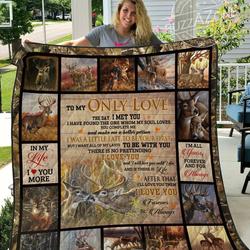 I Have Found The One Whom My Soul Loves Hunting Bt Quilt and Home Decor