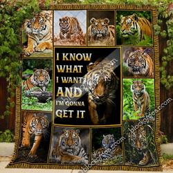 I Know What I Want And I’M Gonna Get It, Tiger Quilt Nh281 and Home Decor