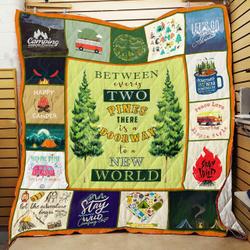 I Love Camping Quilt Tt46Mk-0708  Quilt and Home Decor