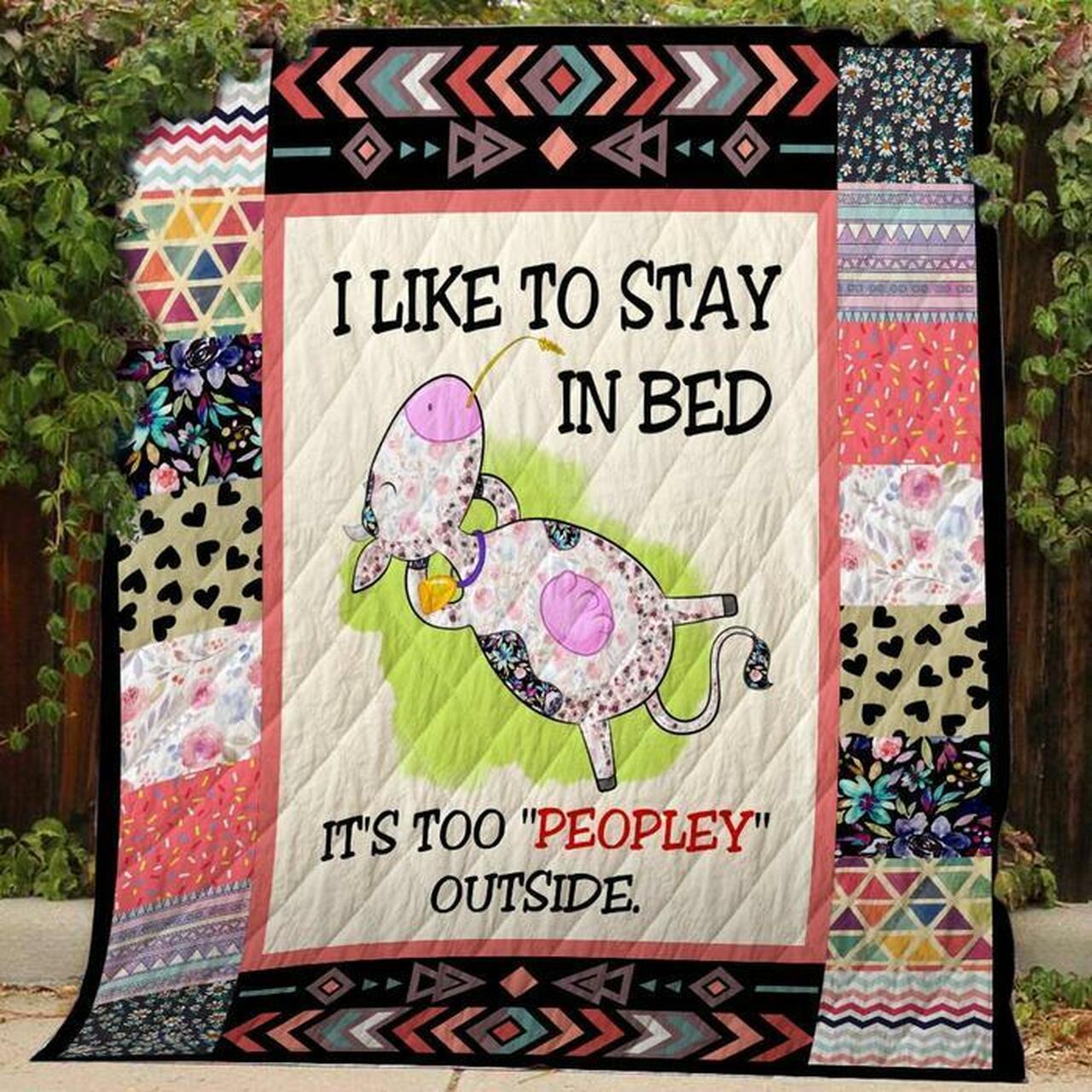 I Love Cow - Quilt and Home Decor