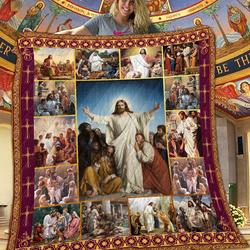 I Love Jesus Quilt Blanket Dhc1401759Vt and Home Decor