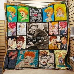 I Love Lucy Fans Quilt Blanket Ilu01  Quilt and Home Decor