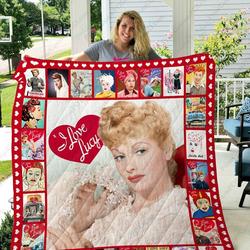 I Love Lucy Quilt Blanket Ver 1 and Home Decor