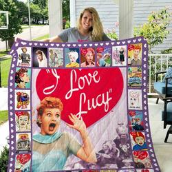 I Love Lucy Quilt Blanket Ver 2 and Home Decor