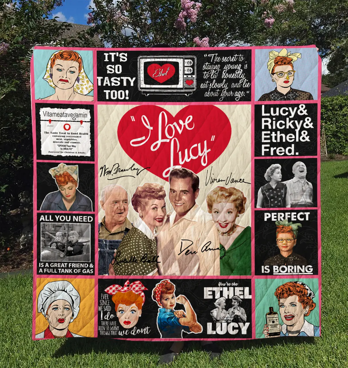 I Love Lucy Quilts and Home Decor