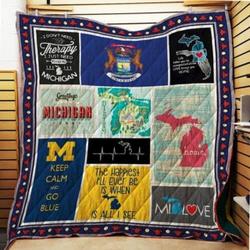 I Love Michigan Cl22100284Mdq Quilt Blanket and Home Decor