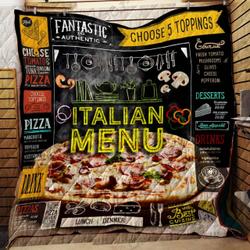 I Love Pizza Quilt      and Home Decor