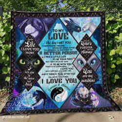 I Love You Forever And Always Qh Quilt and Home Decor