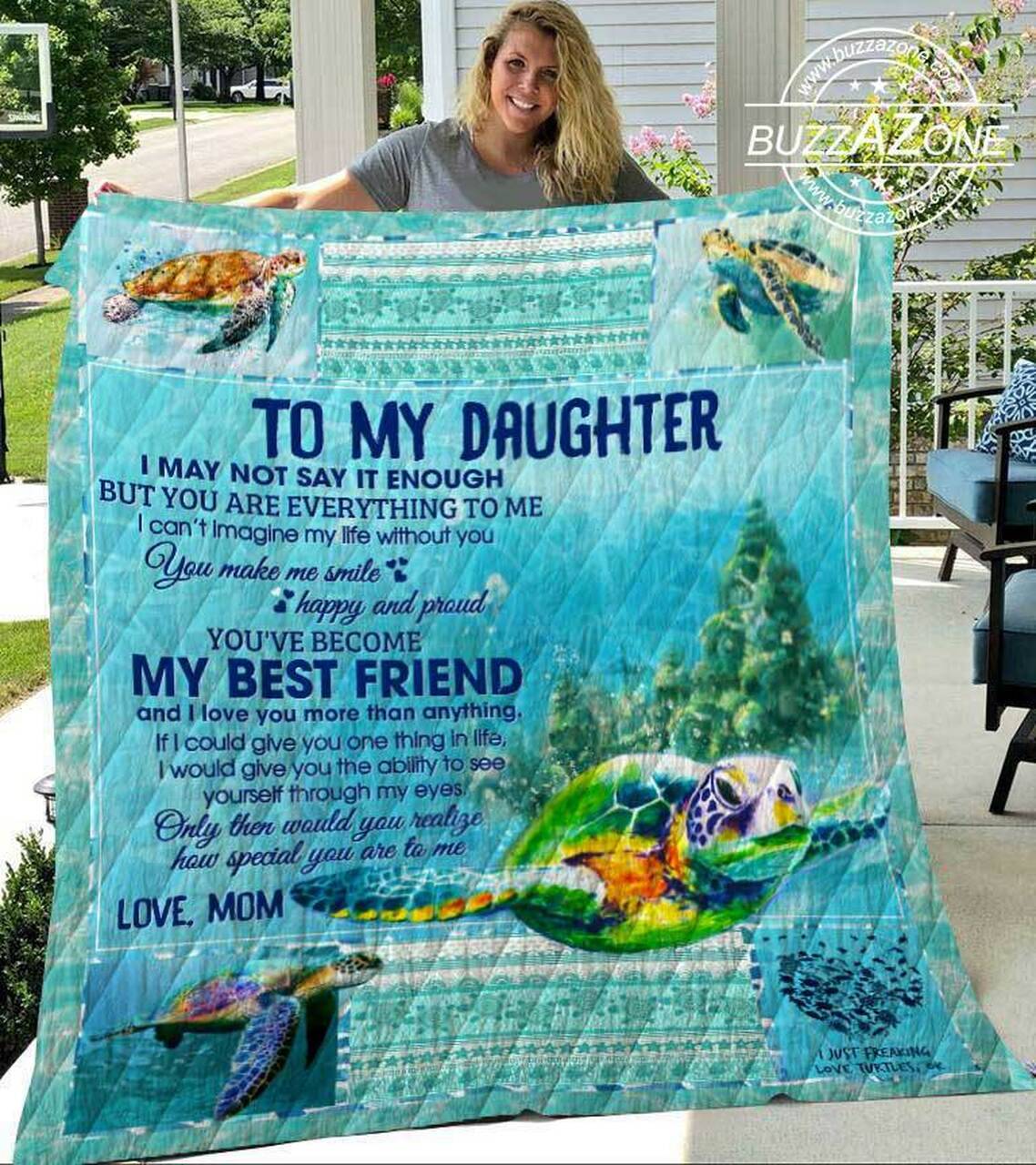 I Love You More Than Anything Vv_Turtle Quilt and Home Decor