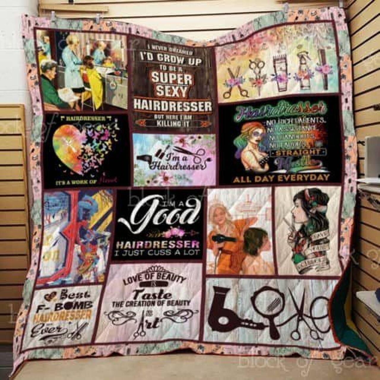 I M A Hairdresser Clt180728 Quilt Blanket and Home Decor