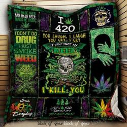 I M Blunt Because God Rolled Me That Way Quilt Dk457  Quilt and Home Decor