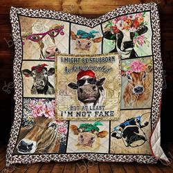 I M Heifer I M Not Fake Blanket Kc1207 Quilt and Home Decor