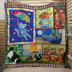 I Need Your Heat Cat Quilt and Home Decor