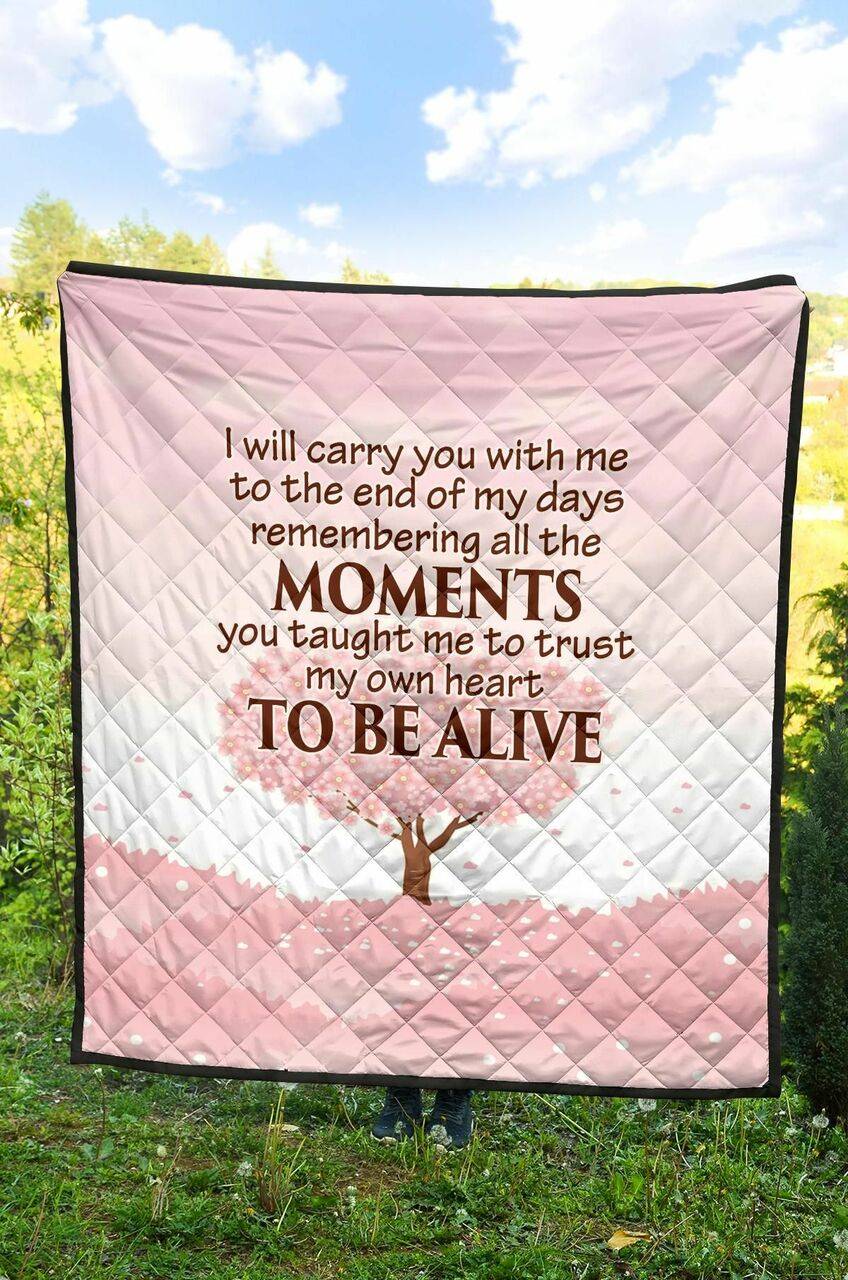 I Will Carry You With Me Quilt Blanket Dhc090120753Td and Home Decor