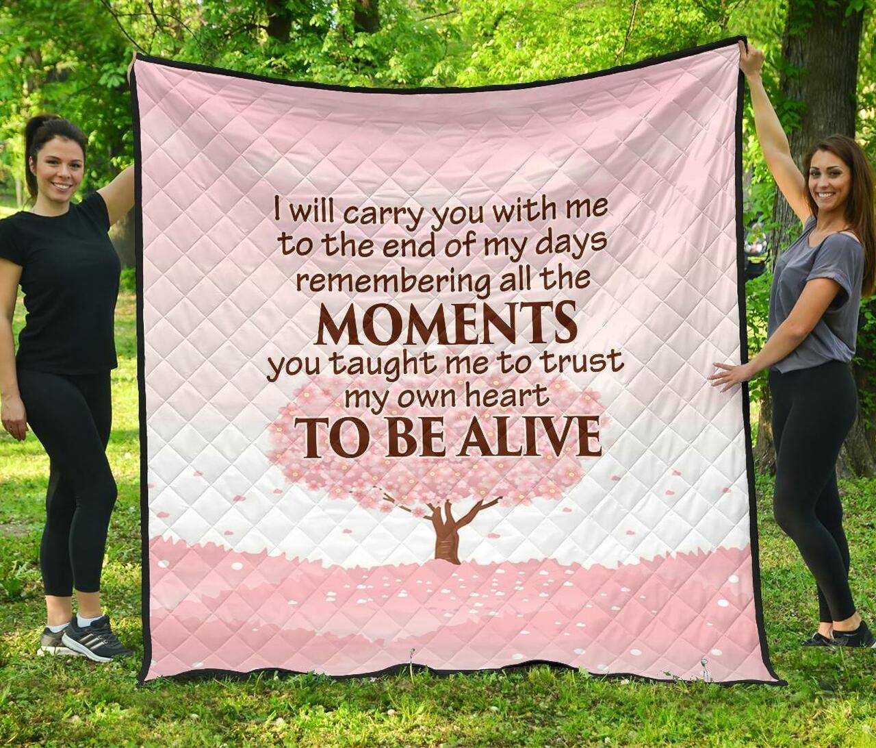 I Will Carry You With Me Quilt Quilt and Home Decor