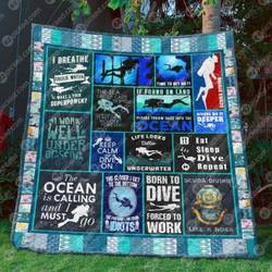 I Work Well Under Pressure Quilt Blanket No96  Quilt and Home Decor