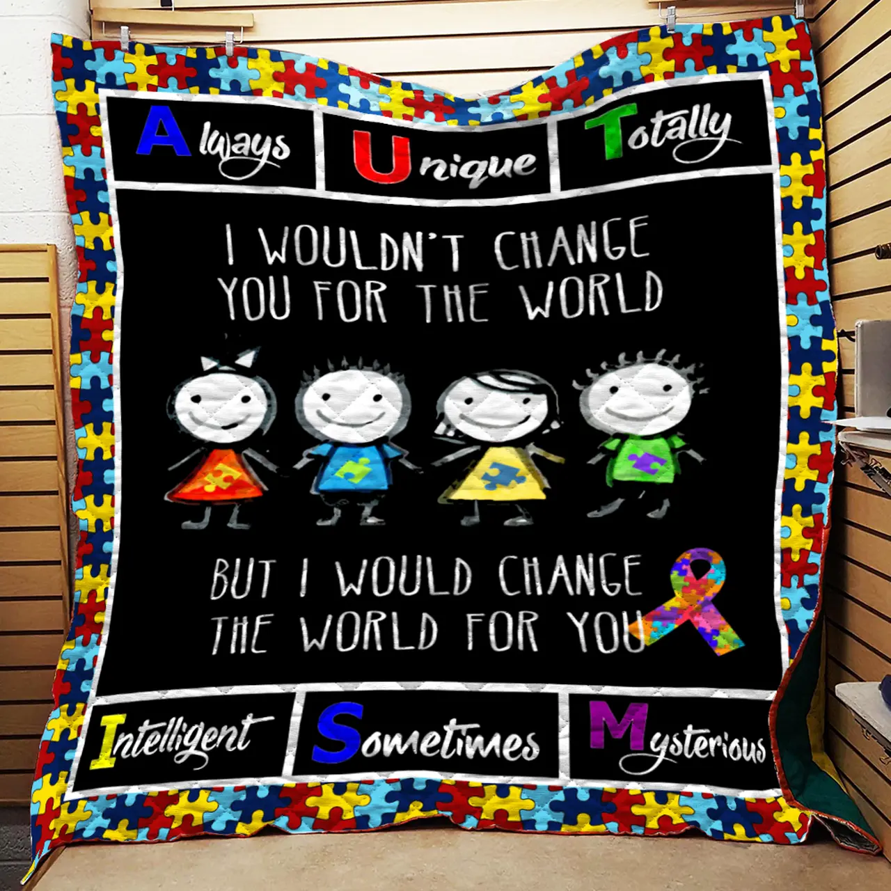 I Would Change The World For You Quilt Blanket Quilt and Home Decor