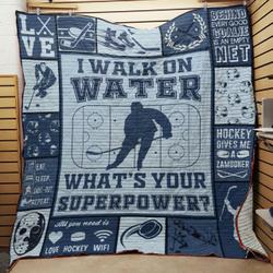 Ice Hockey Quilt Bt23_1308  Quilt and Home Decor