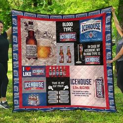 Icehouse Funny Gift For Beer Lover Quilt and Home Decor