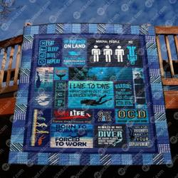 If Found On Land Please Throw Back Into The Ocean Quilt Blanket Py68  Quilt and Home Decor