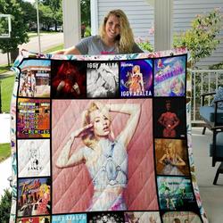 Iggy Azalea Quilt Blanket and Home Decor