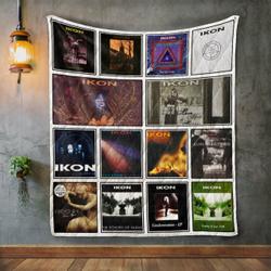 Ikon Album Covers Quilt Blanket and Home Decor