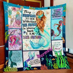IM A Mermaid Quilt Blanket and Home Decor