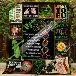 I’M A Vegan Quilt and Home Decor