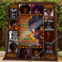 I’M Black And I’M Proud Quilt Shb62 and Home Decor