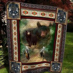 Imagination Bear Quilt Blanket  Quilt and Home Decor
