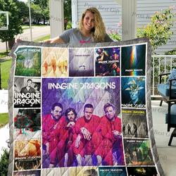 Imagine Dragons Albums Cover Poster Quilt Blanket and Home Decor