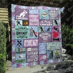 In A Relationship With Cricket Quilt Blanket Hp47  Quilt and Home Decor