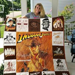 Indiana Jones Quilt Blanket For Fans Ver 17 1 and Home Decor