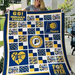 Indiana Pacers V2 Blanket Th0207 Quilt and Home Decor