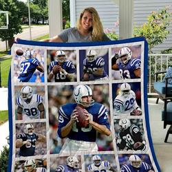 Indianapolis Colts Legends Blanket N2906 Quilt and Home Decor