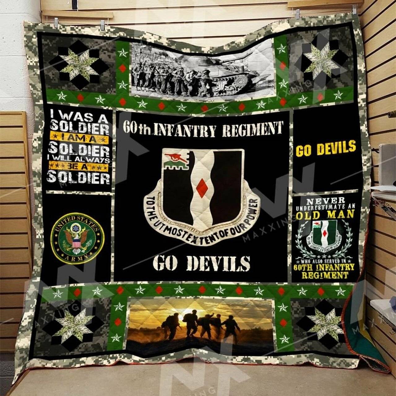 Infantry Division Quilt Blanket Dhc0910213Vt and Home Decor