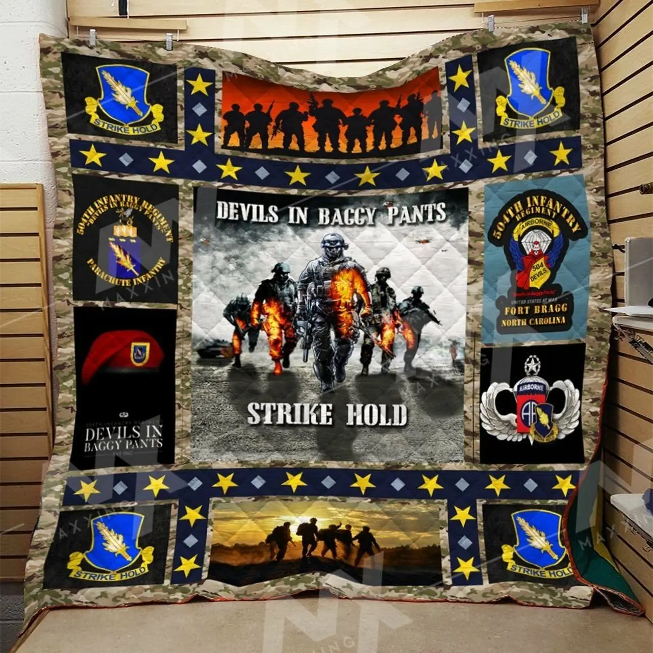 Infantry Division Quilt Blanket Dhc0910240Vt and Home Decor