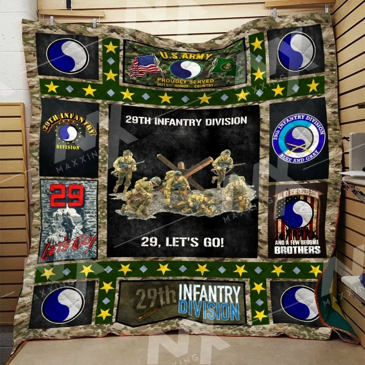 Infantry Division Quilt Blanket Dhc0910298Vt and Home Decor